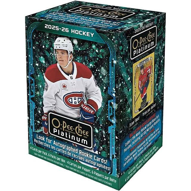 2026 Upper Deck OPC Platinum Hockey Blaster