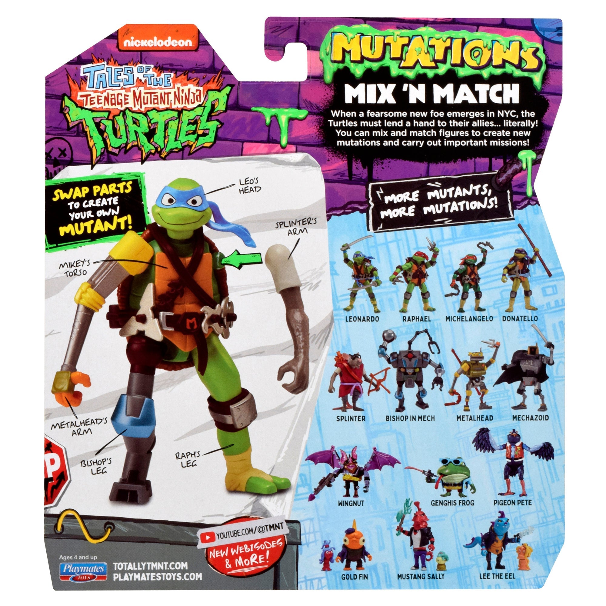 Teenage Mutant Ninja Turtles Mix & Match Genghis Frog Figure (Eng) - Image 5