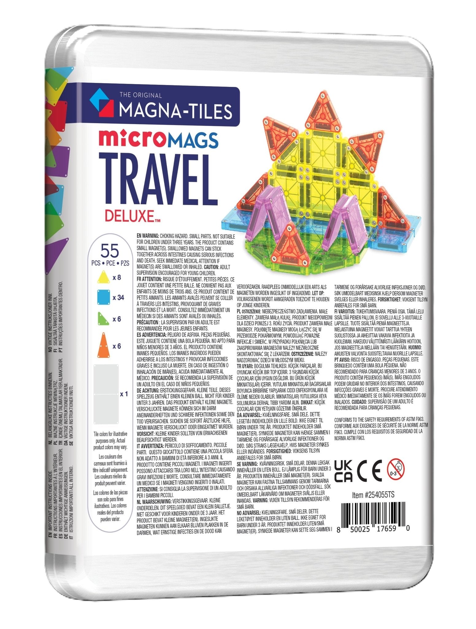 MAGNA-TILES® Travel Set Deluxe 55-Piece - Image 4