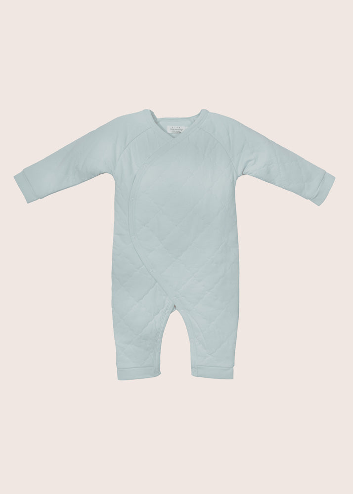 rise little earthling Quilted Wrap Romper - Pink / 9-12m - Image 4