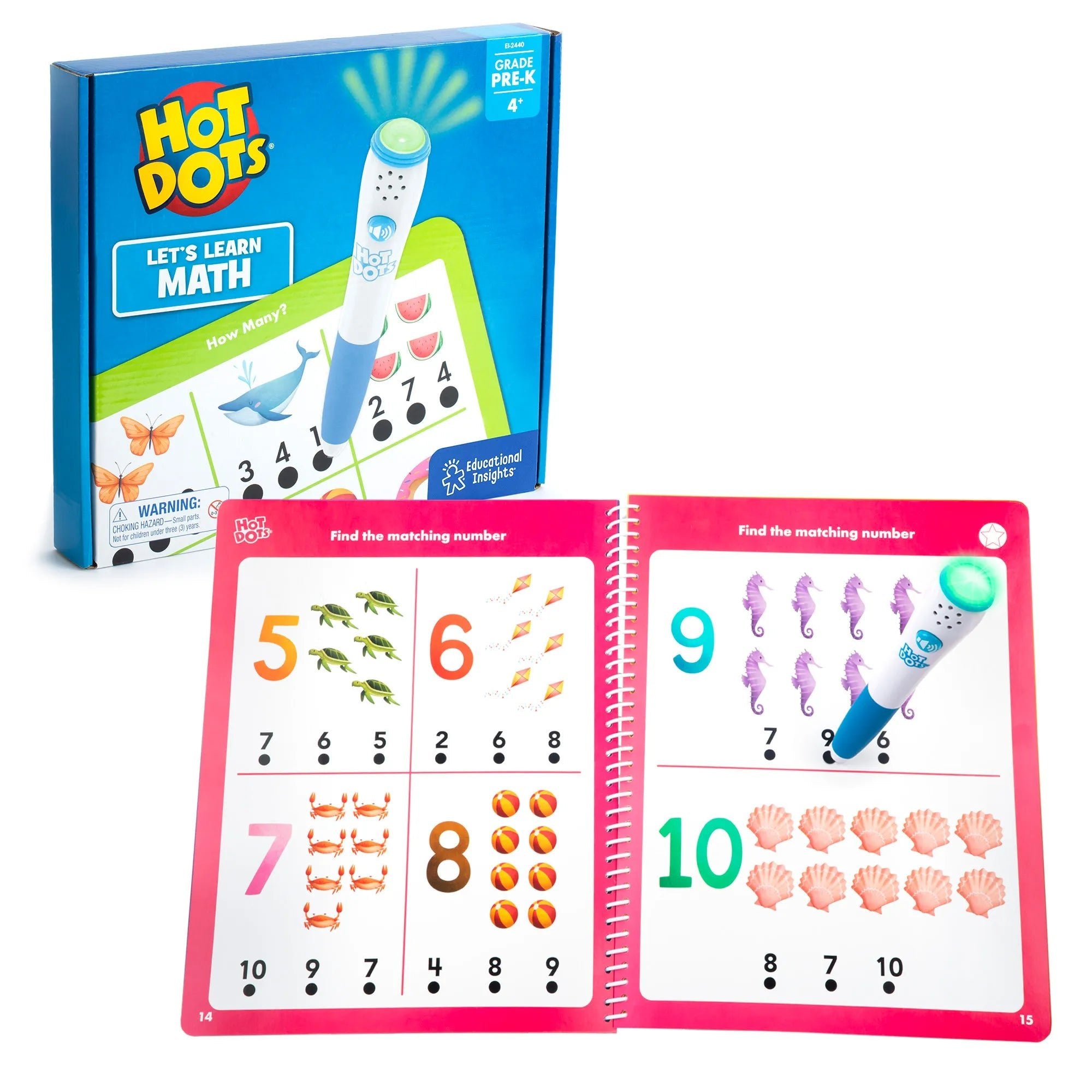 Hot Dots® Let's Learn Pre-K Math