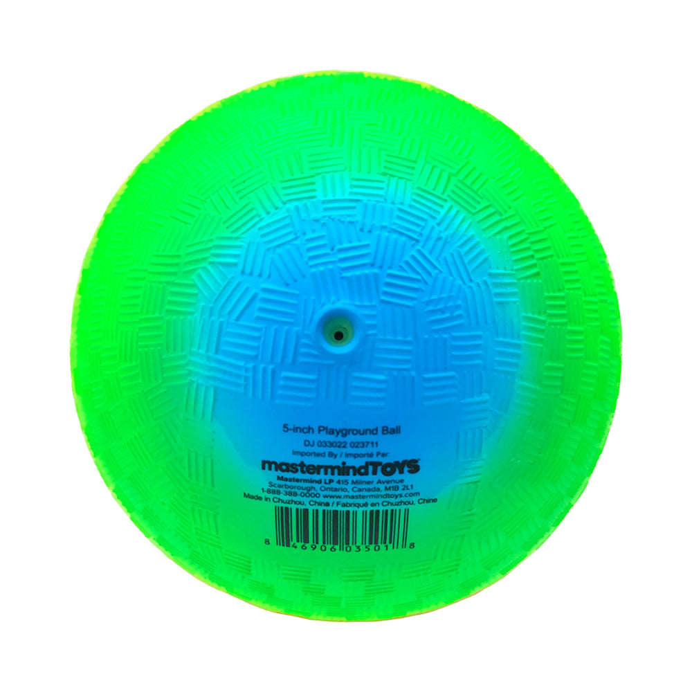 Made By Mastermind Toys Mastermind Toys 5" Neon Rainbow Skill-Building Playground Ball - Image 6