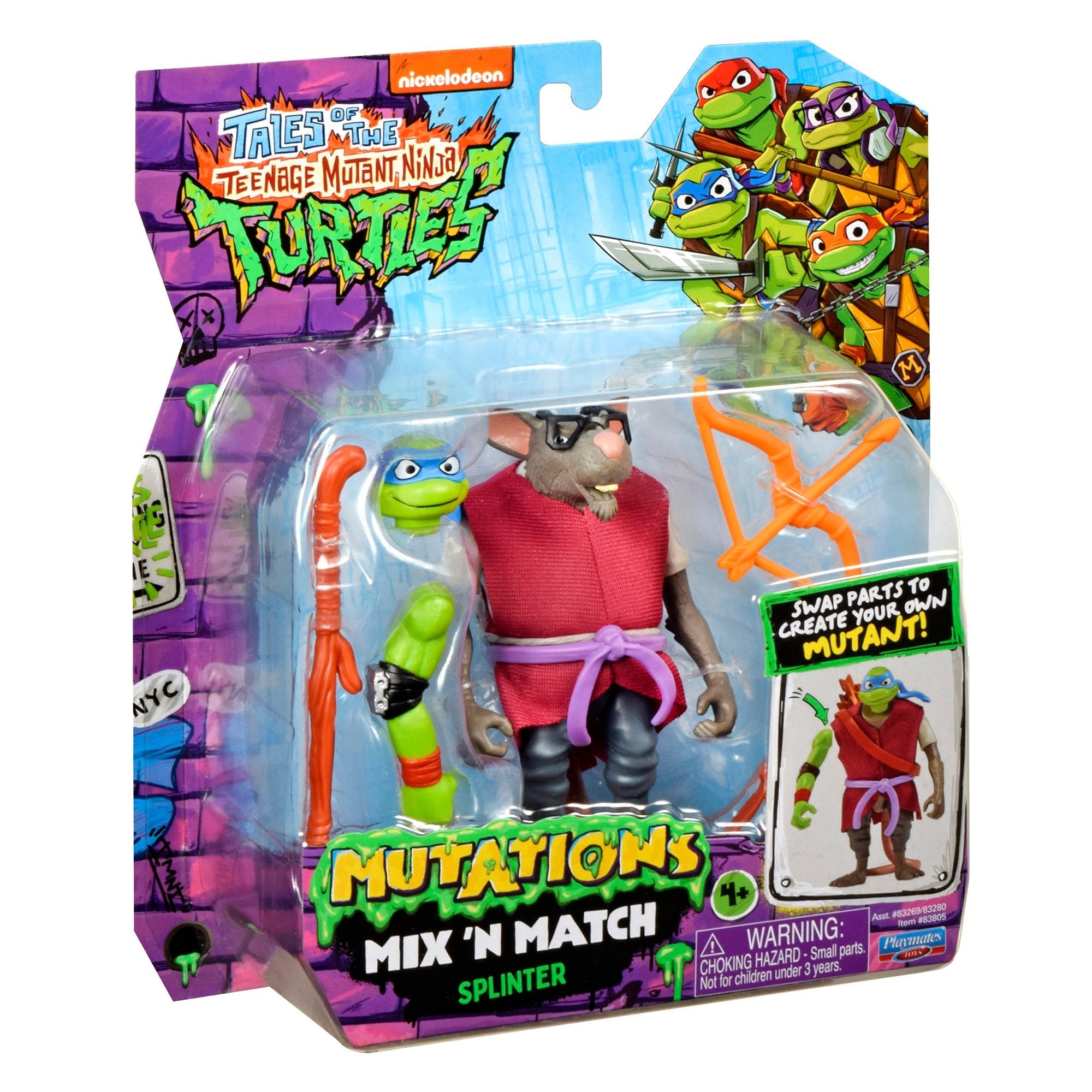 Teenage Mutant Ninja Turtle TV Mix N Match Splinter - Image 6