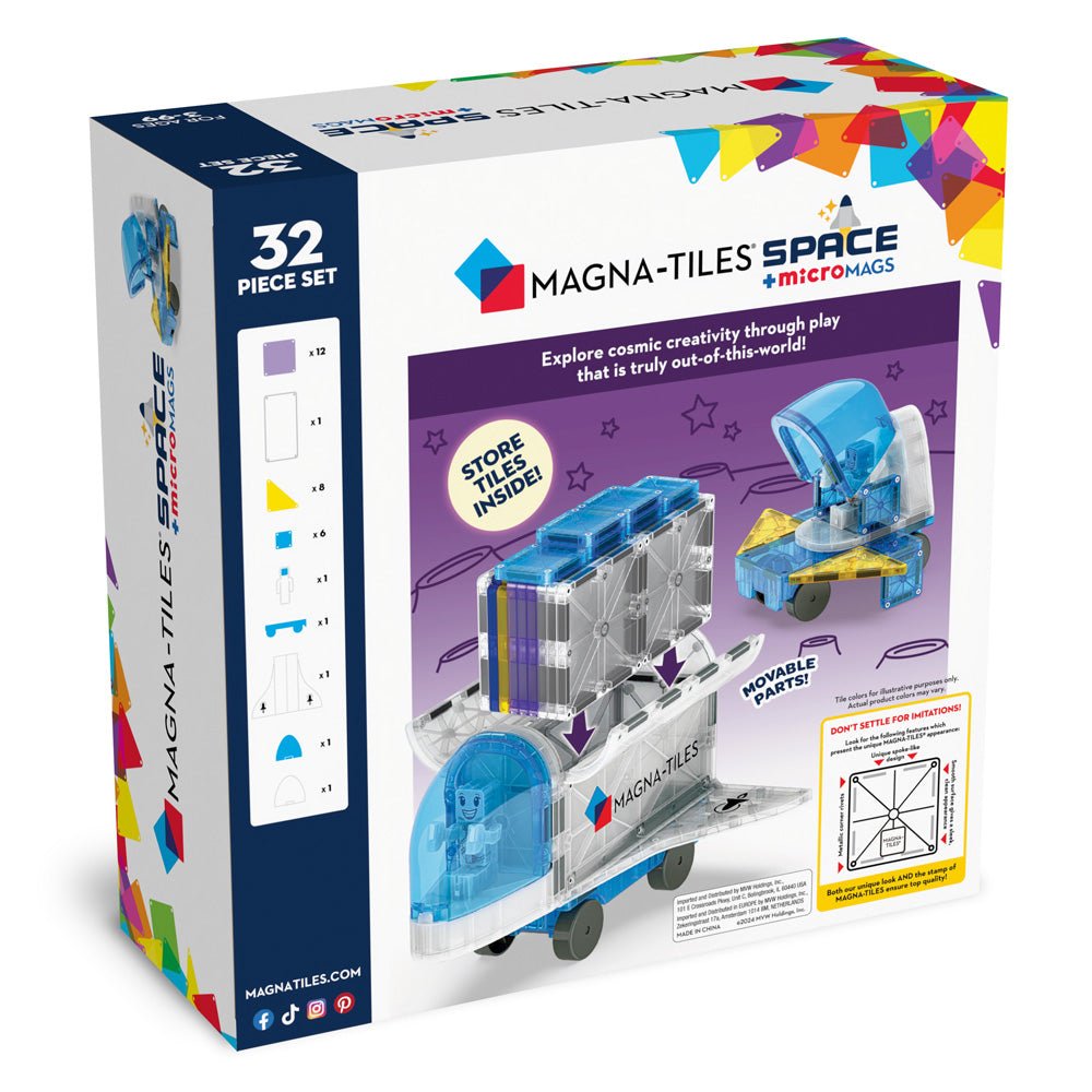 MAGNA-TILES® Space 32-Piece Construction Set - Image 2
