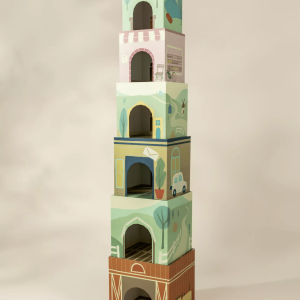 Coco Village Set of 6 Oversized Stacking Boxes - The Countryside