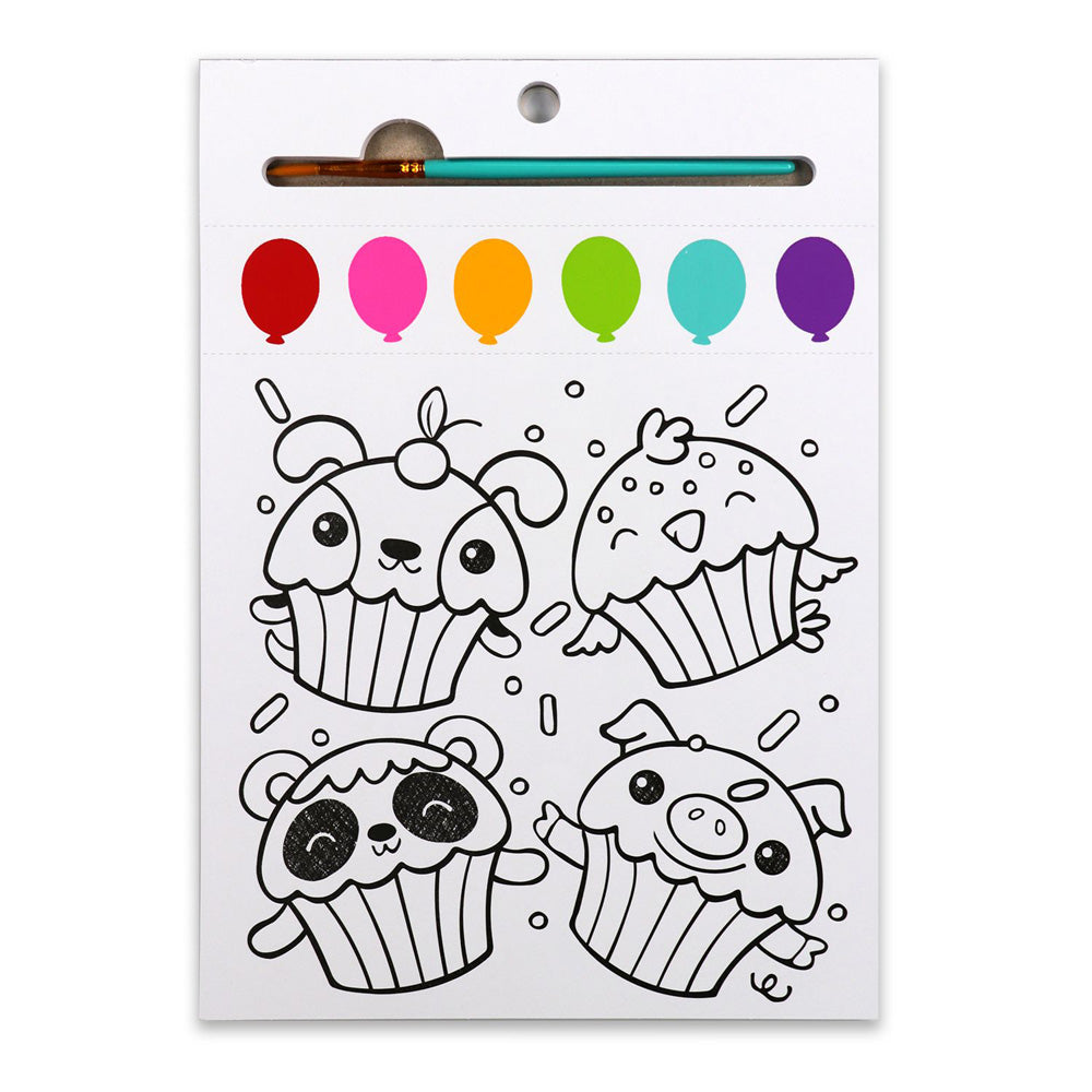 Bright Stripes Paint Pages: Party Animals - Image 8