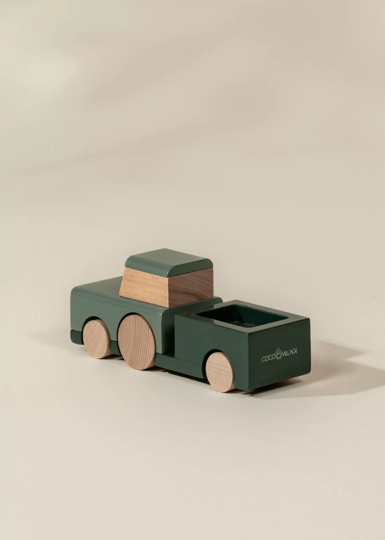 Coco Village Wooden Vehicle - Farm Tractor - Image 2