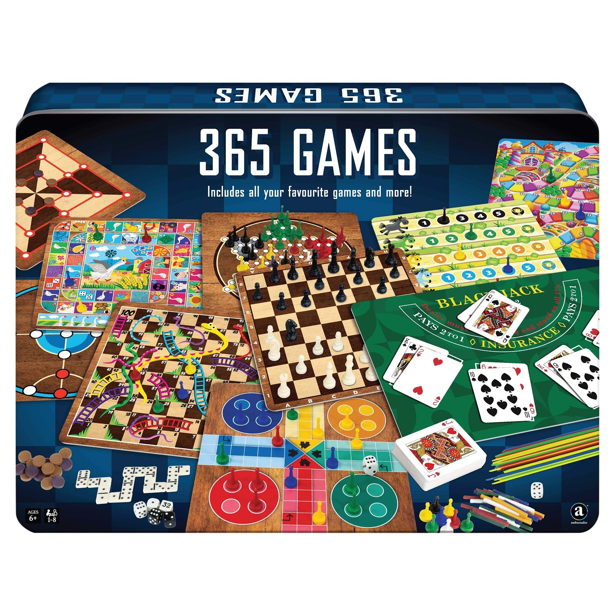 365 Games in Tin Case
