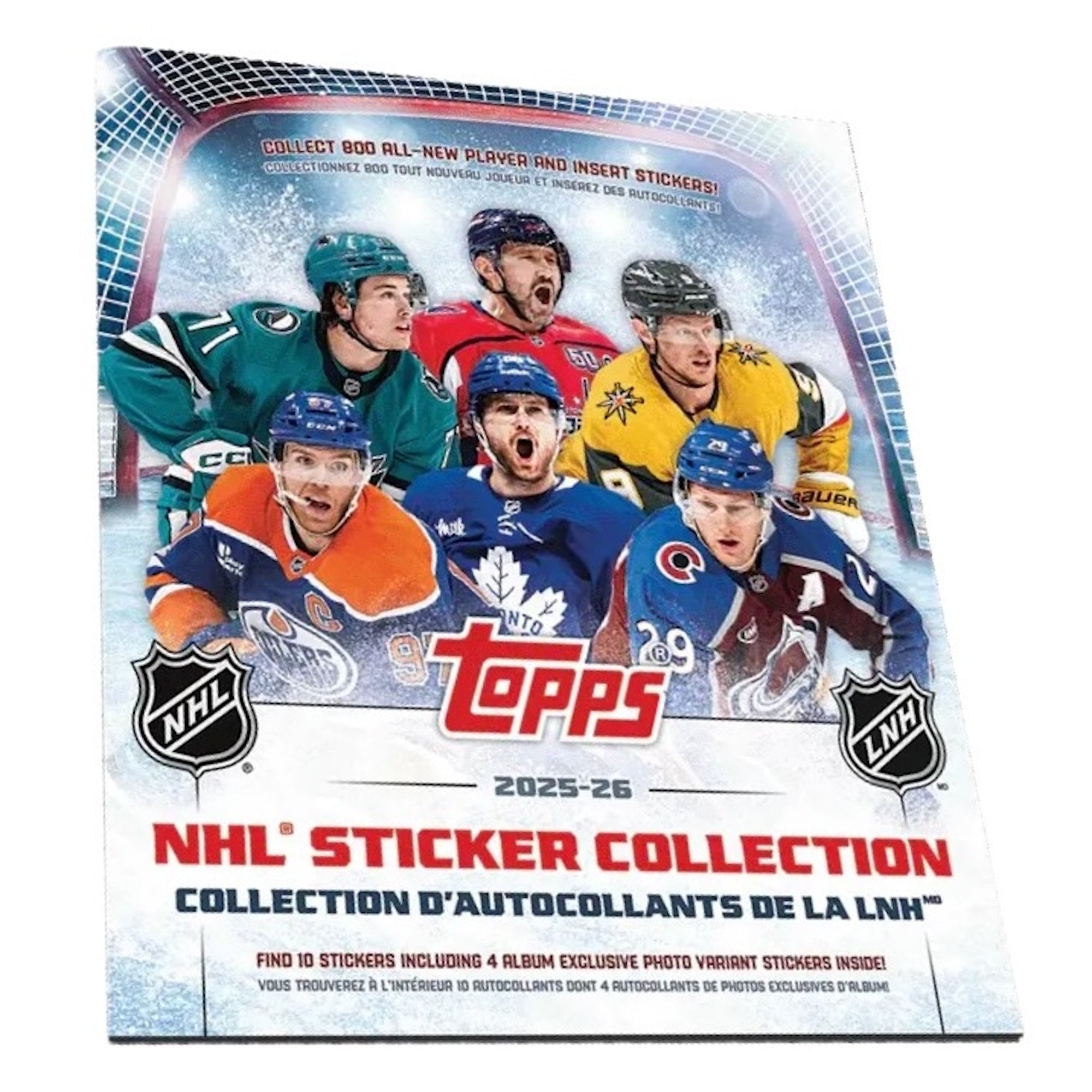 2025-26 NHL Topps Collector Sticker Packs