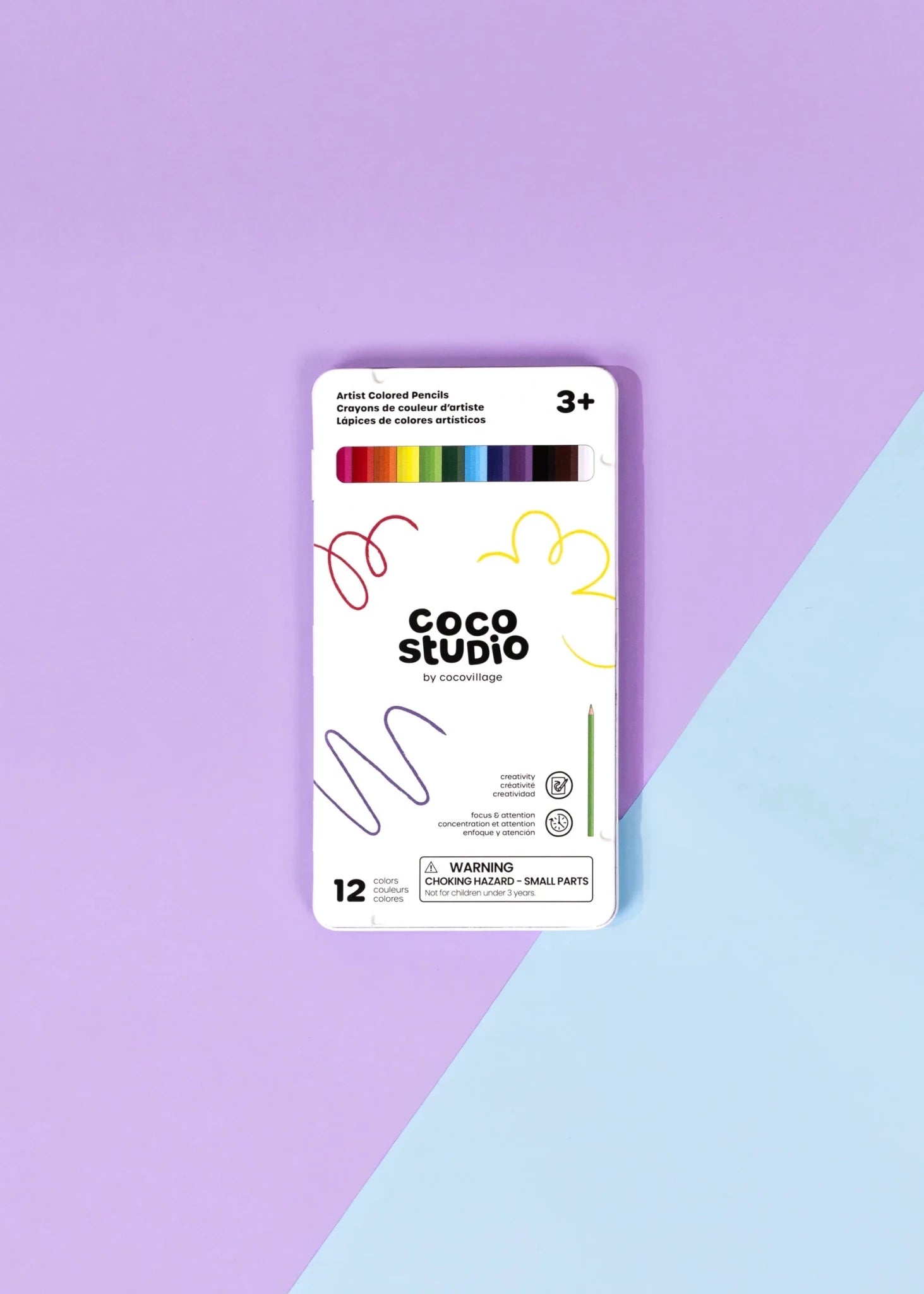 Coco Village Set of 12 Artist Colored Pencils