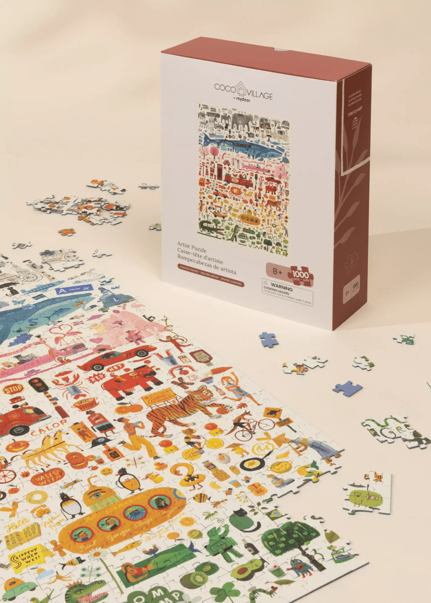 Coco Village Artist Puzzle - Colorful World - 1000pcs