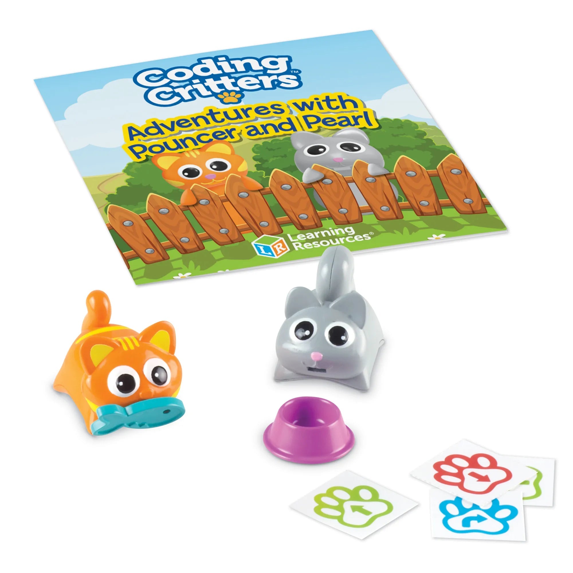 Learning Resources Coding Critters® Pair-a-Pets: Adventures with Pouncer & Pearl - Image 2