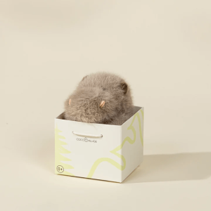 Coco Village Mini Gift Plush Toy Grey Hippopotamus
