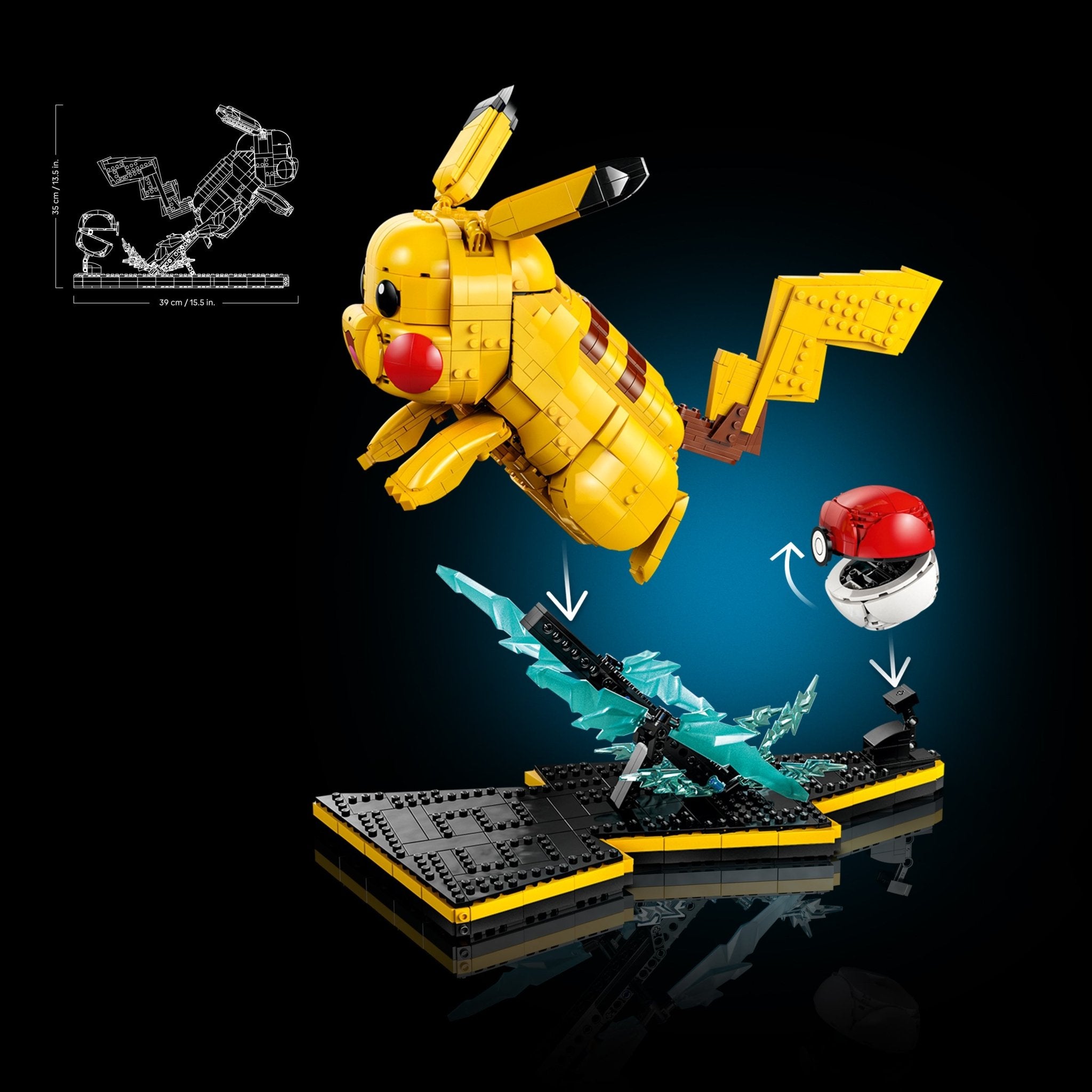 LEGO® Pokémon Pikachu and Poké Ball 72152 - Image 4