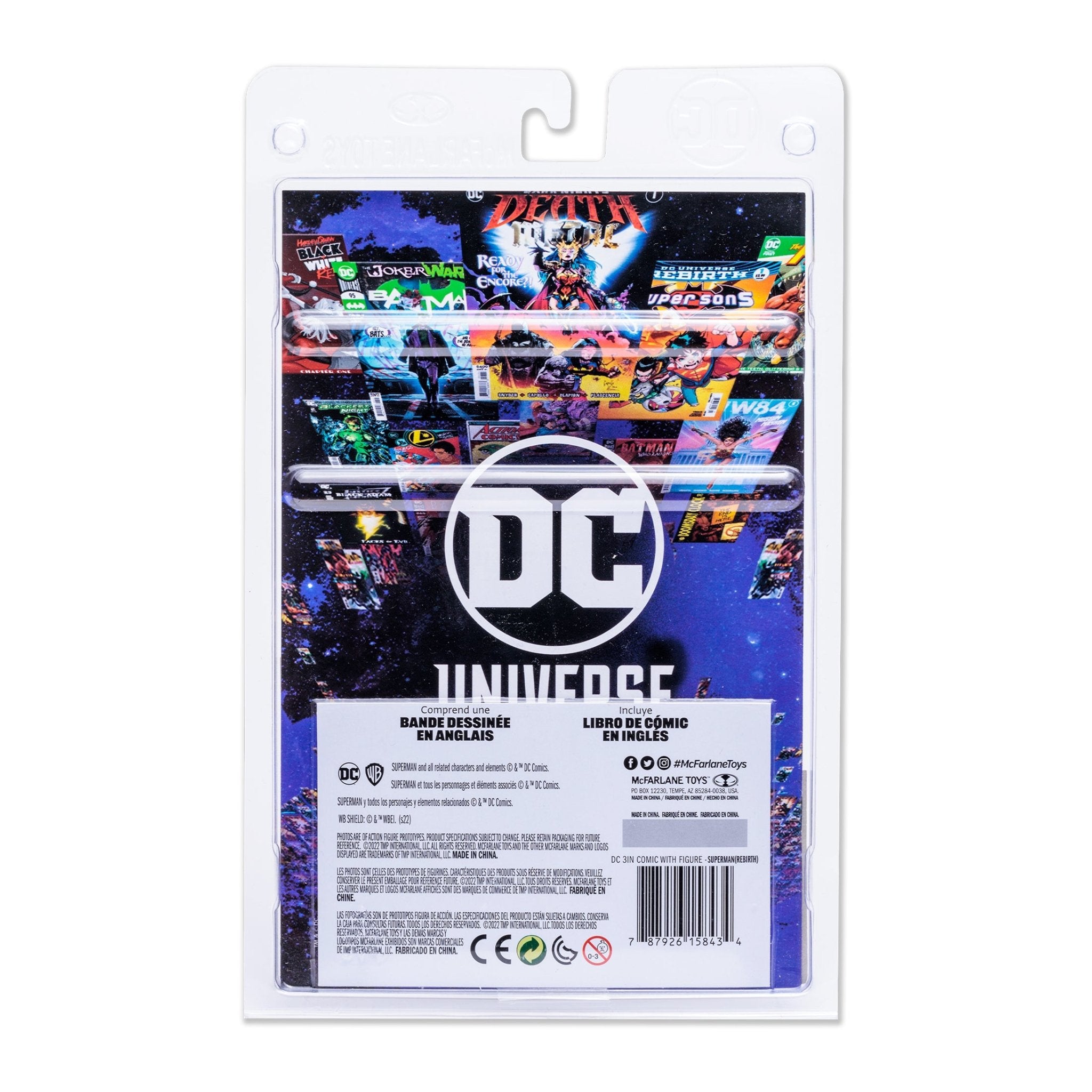 DC Direct - 3" Comic With Figure WV1 - Superman (Rebirth) - Image 5