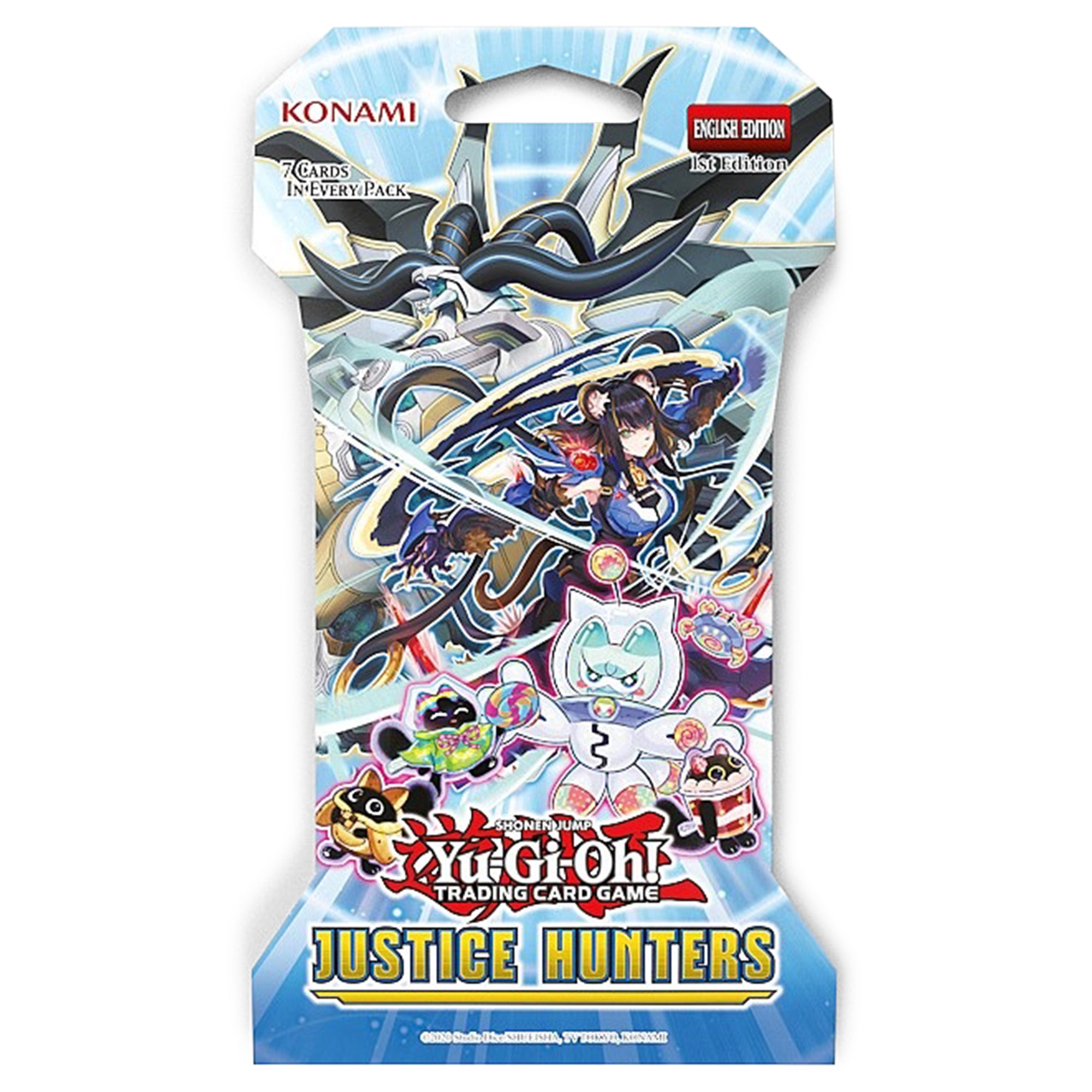 Yugioh Justice Hunters Sleeved Booster - Image 2