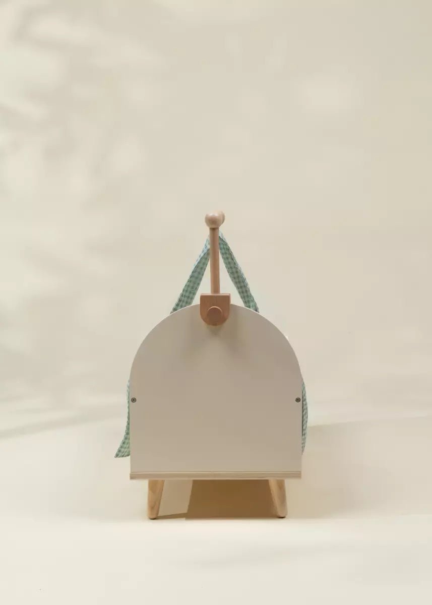 Coco Village Wooden Doll Crib & Accessories - Image 8