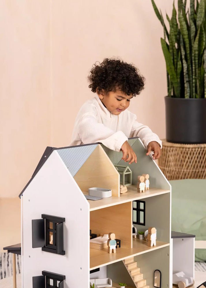 Coco Village Wooden Doll House Kitchen Furniture (12 pcs) - Image 8