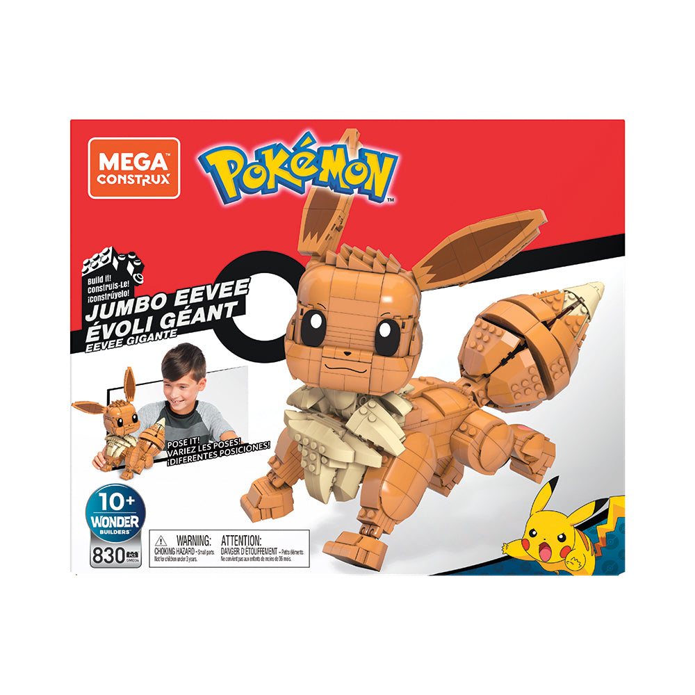Pokemon Mega Construx Pokémon Jumbo Eevee - Image 7
