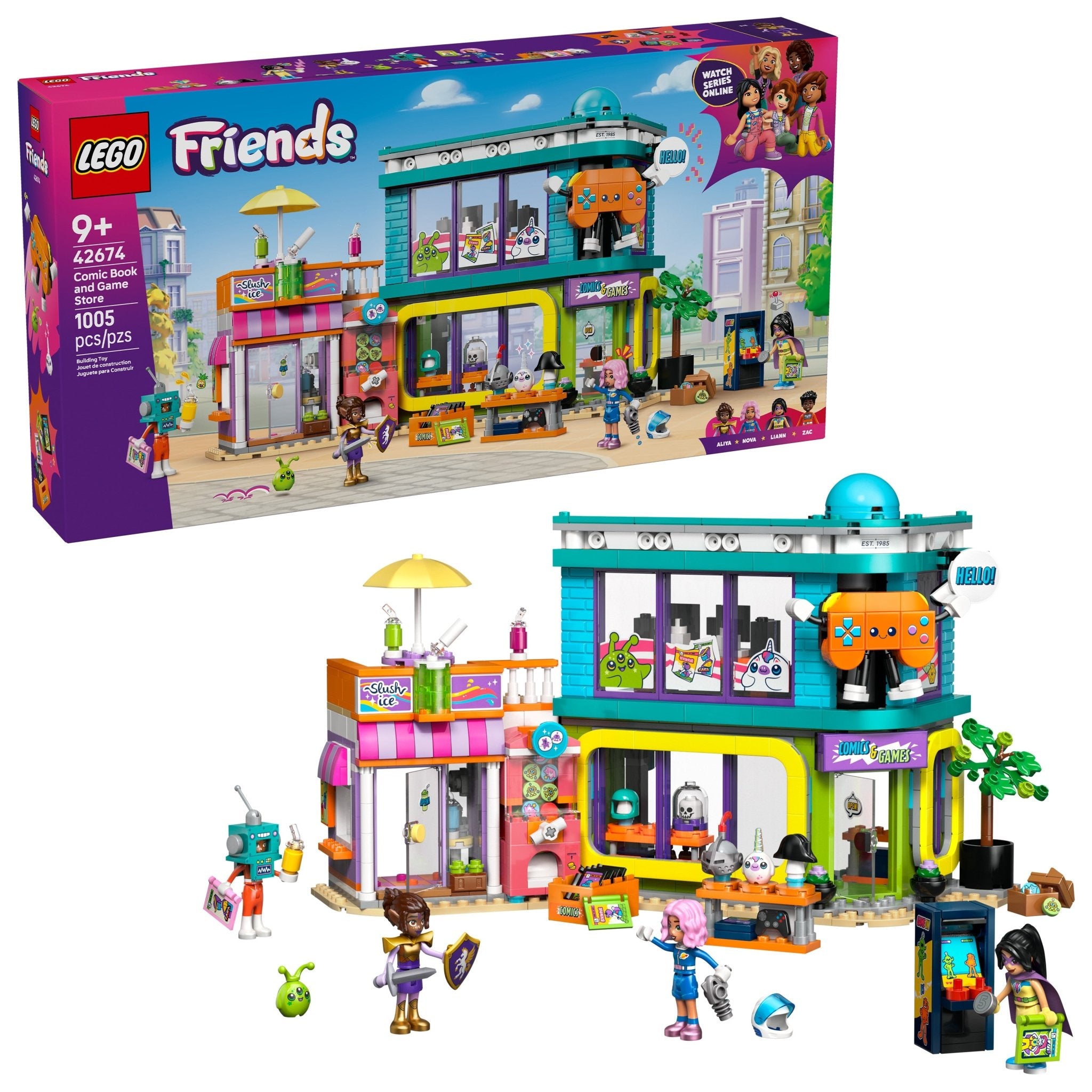 LEGO® Friends LEGO® Comic Book & Game Store 42674