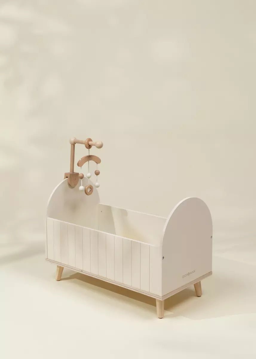 Coco Village Wooden Doll Crib & Accessories - Image 5