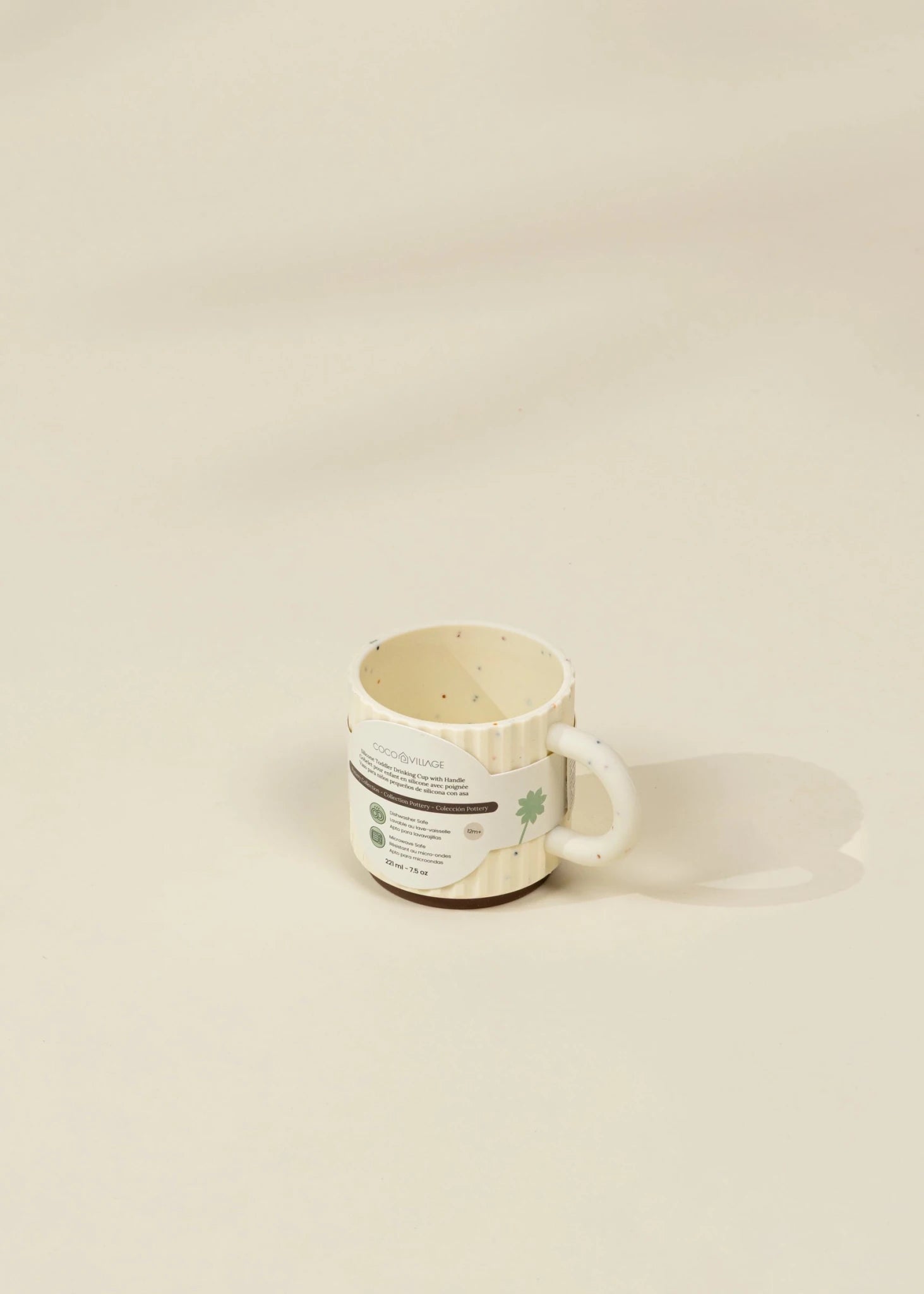 Coco Village Silicone Toddler Drinking Cup Handle–Pottery Coll - Image 2