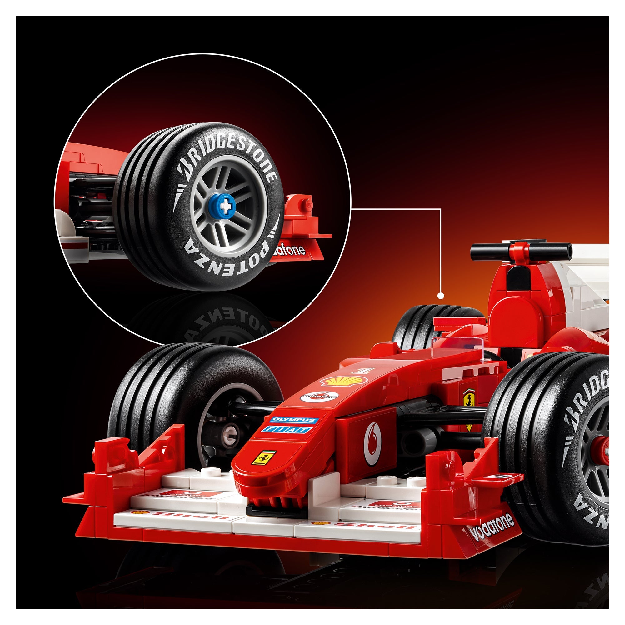 LEGO® Formula 1 LEGO® Icons Ferrari F2004 & Michael Schumacher 11375 - Image 6