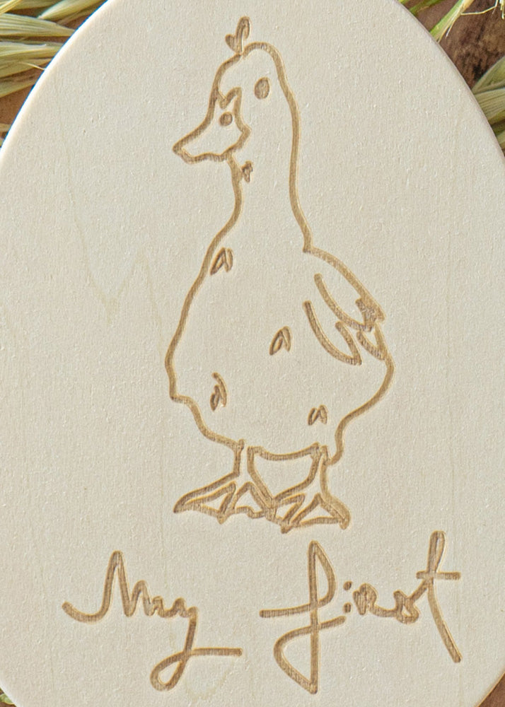 Coco Village Baby Milestone Wooden Plate - My First Easter - Image 6