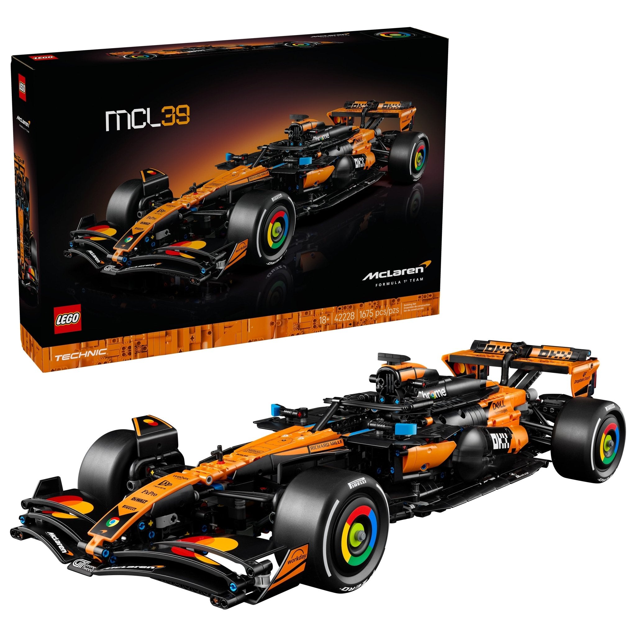 LEGO® Formula 1 LEGO® Technic McLaren MCL39 F1 Car Building Set - 42228