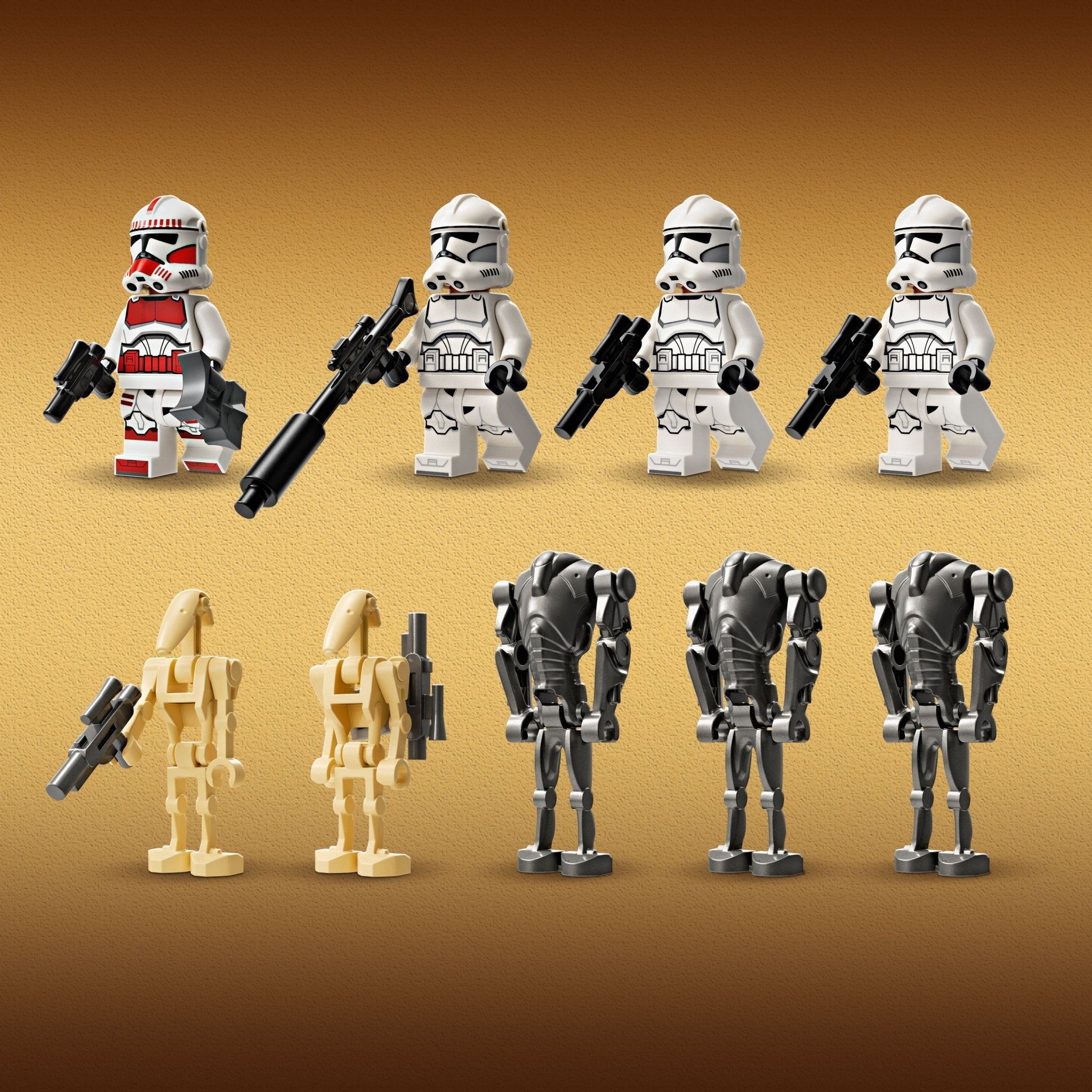 LEGO® Star WarsTM Clone TrooperTM & Battle DroidTM Battle Pack 75372 - Image 16