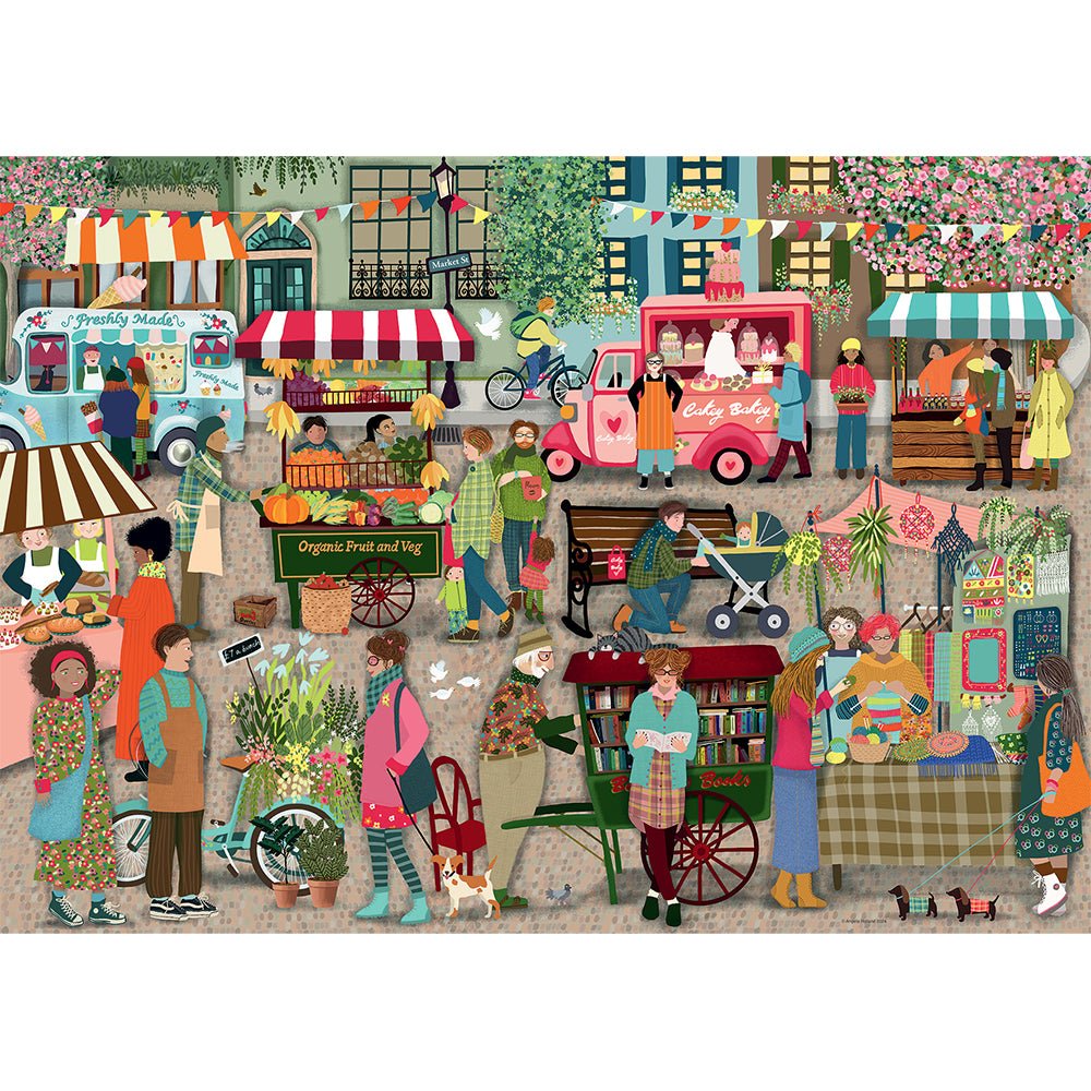 Ravensburger Street Market 1000 Pc Puzzle - Image 3