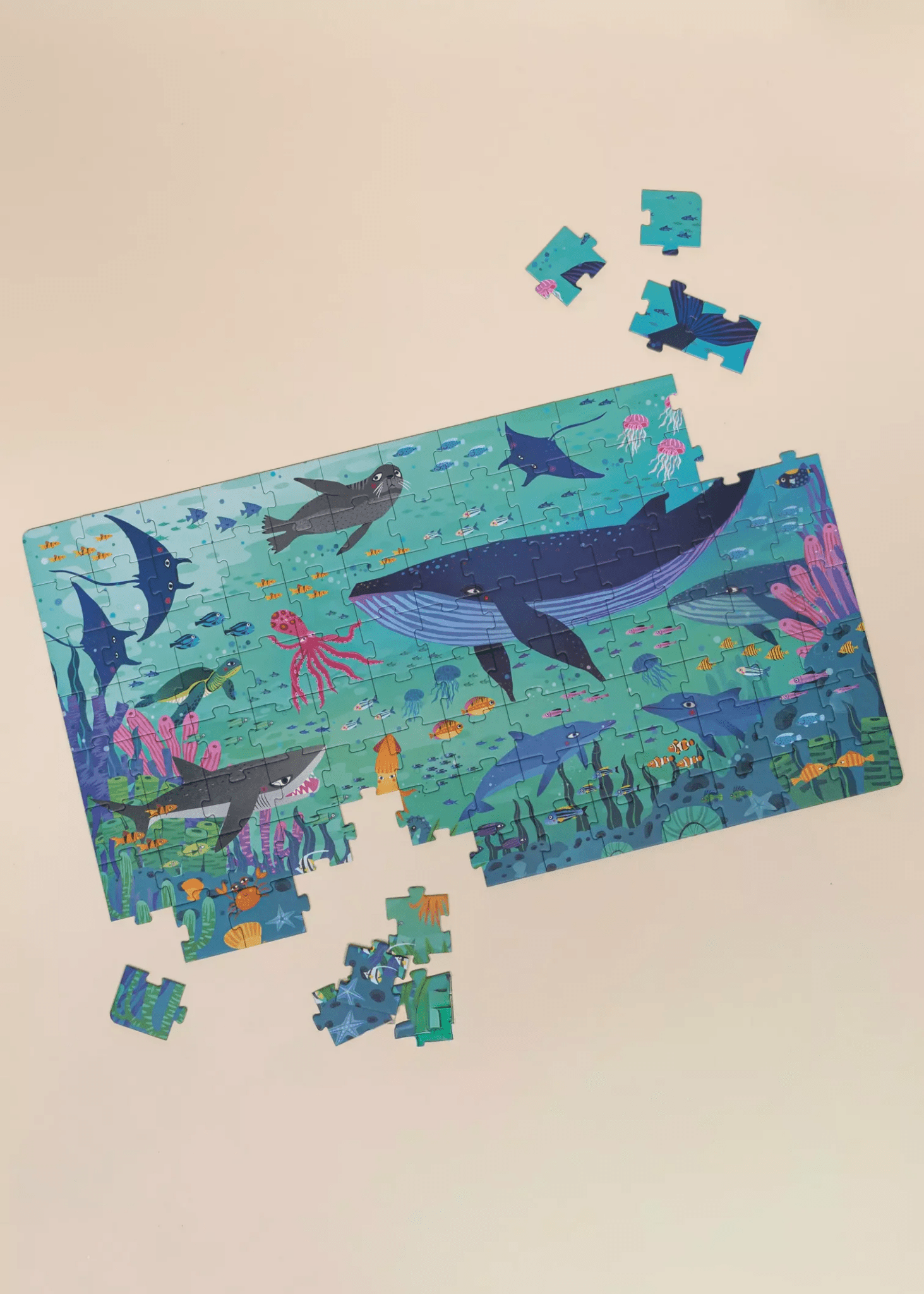Coco Village Carry-On Puzzle - Ocean Discovery - 104pcs - Image 3