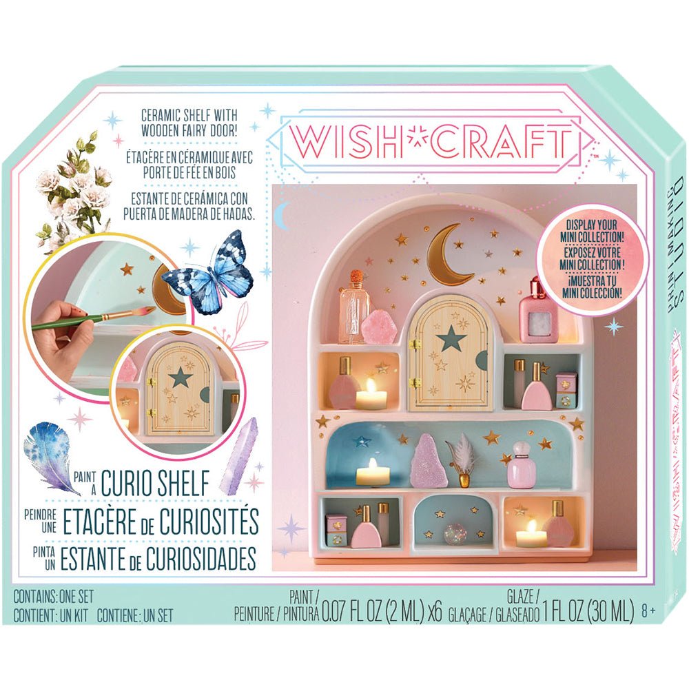 Bright Stripes Wish*Craft Paint A Curio Shelf