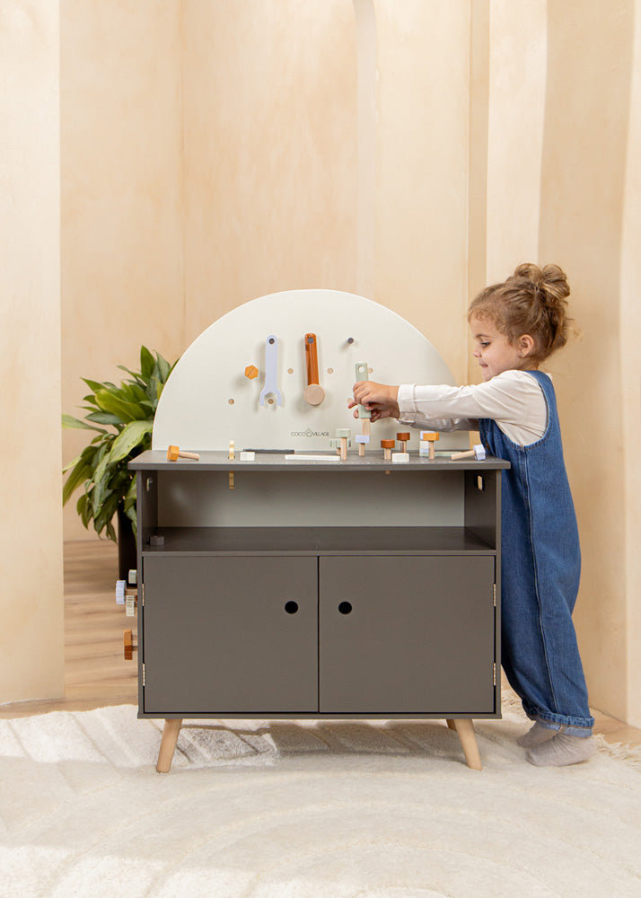 Coco Village Wooden Workbench Playset - Image 30