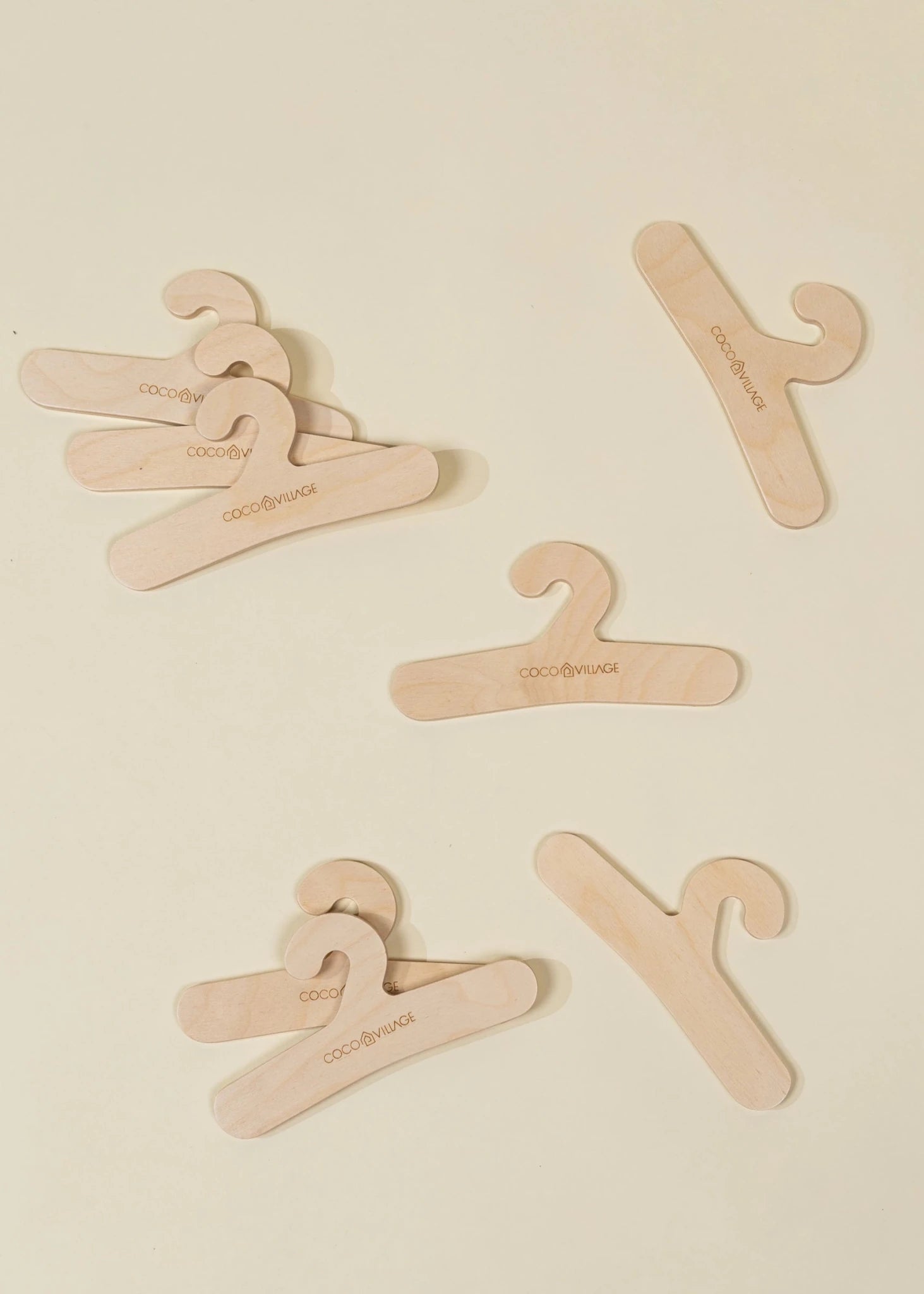 Coco Village Wooden Doll Clothes Hangers (8 Pcs) - Image 5