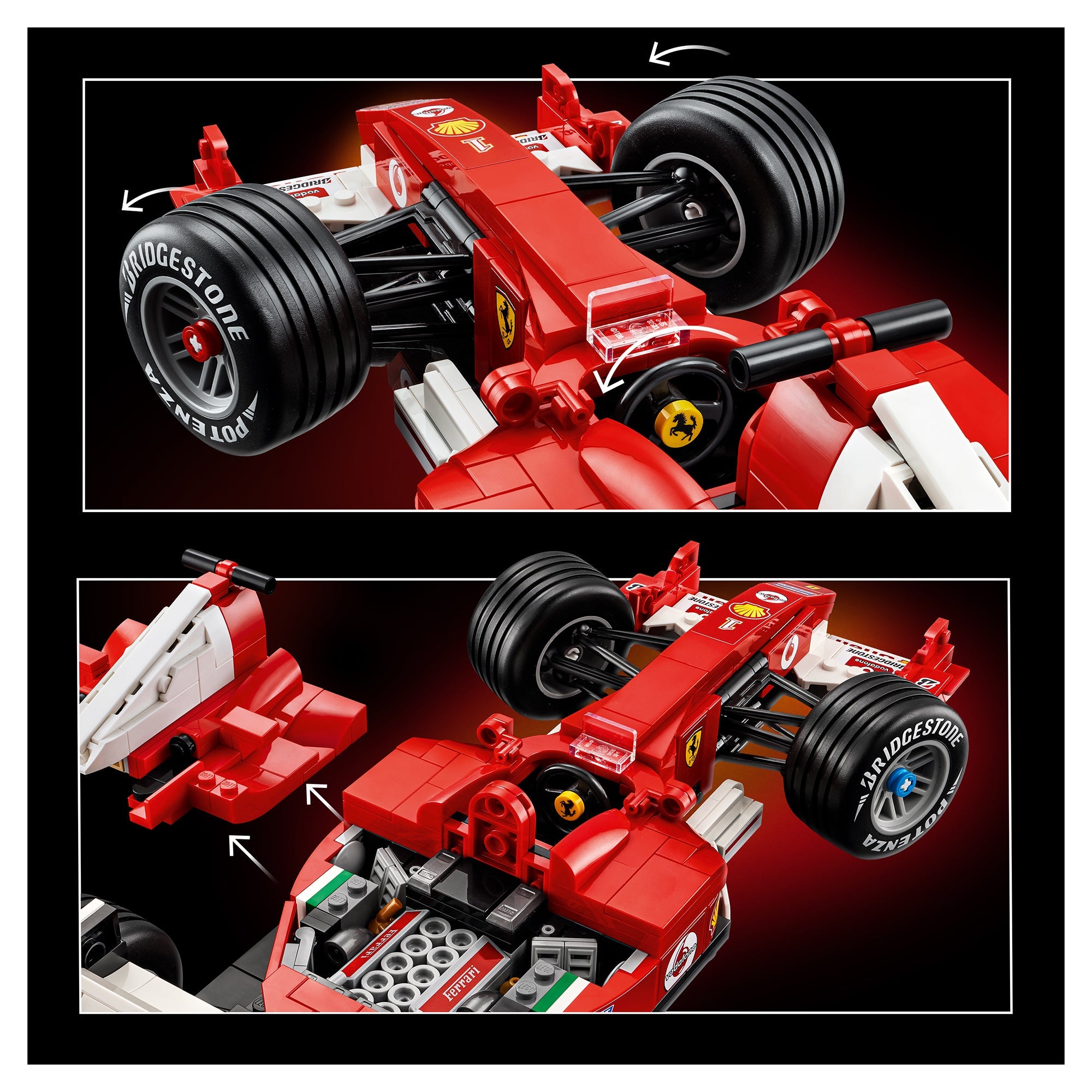 LEGO® Formula 1 LEGO® Icons Ferrari F2004 & Michael Schumacher 11375 - Image 4