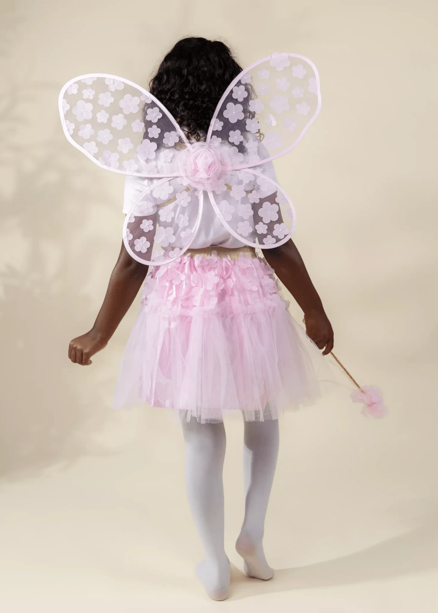 Coco Village Flower Tutu, Wings & Wand Costume 7-8Y - Image 3