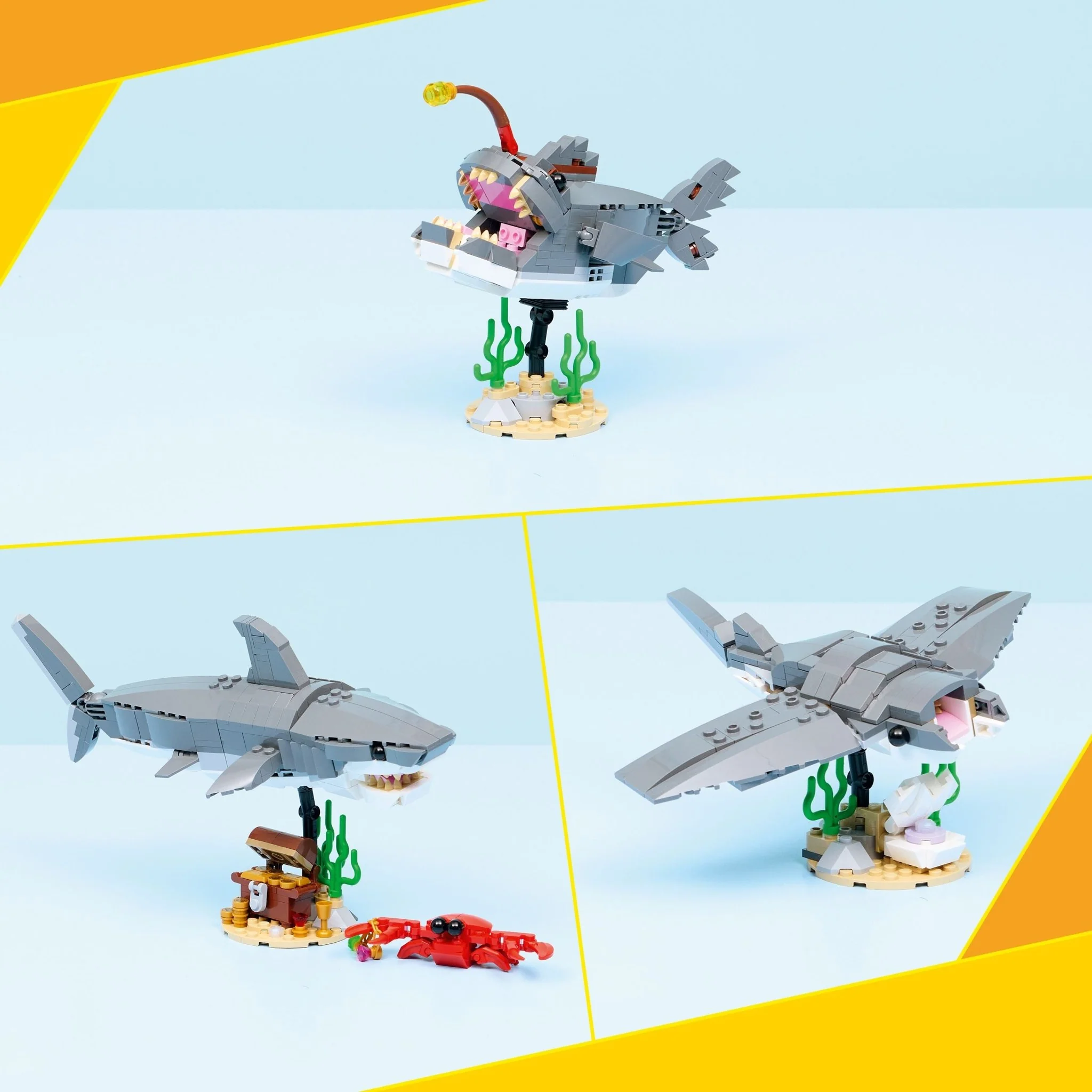 LEGO® Creator LEGO® Fierce Shark with a Treasure Chest 31381 - Image 3