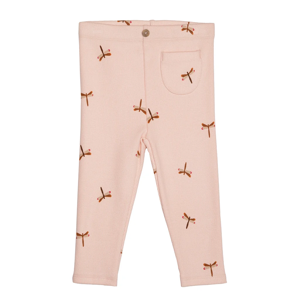 rise little earthling Pocket Leggings Andorra Birds 0-3m - Andorra Birds / 0-3m - Image 6