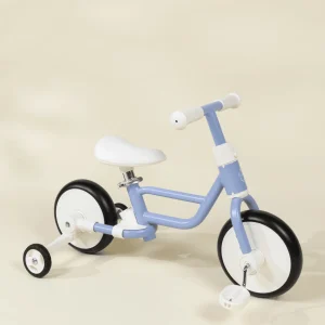 Coco Village 4-in-1 Tricycle with Push Handle & Training Wheels - Ocean