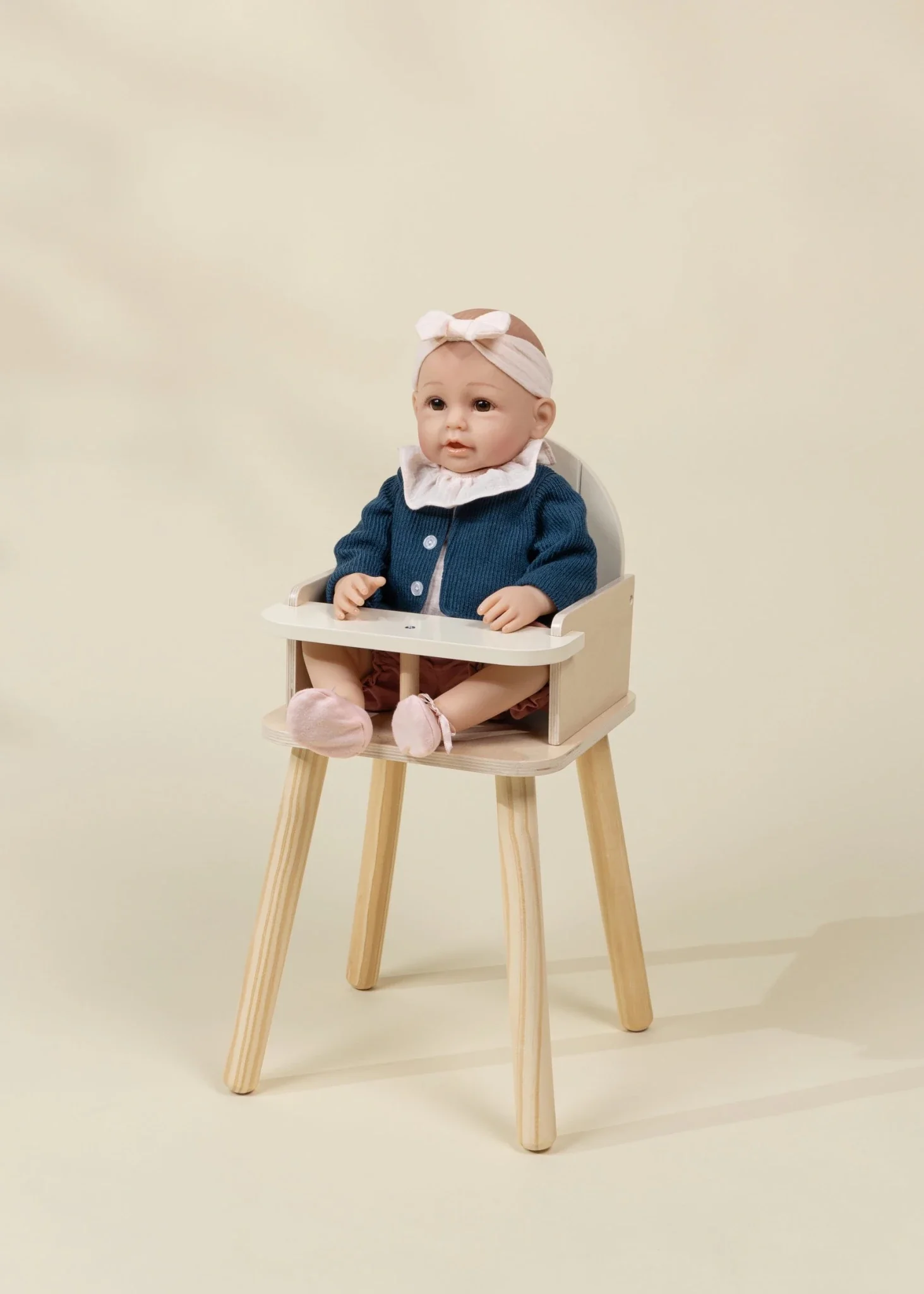 Coco Village Wooden Doll High Chair - Image 2