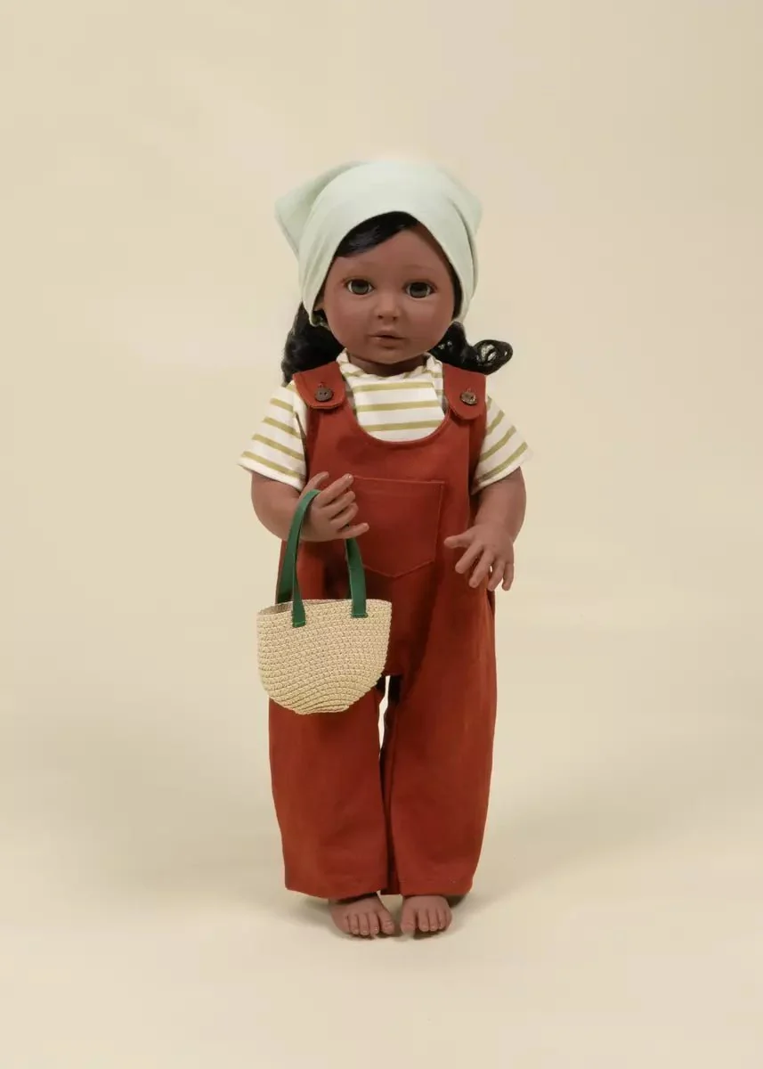 Coco Village Coco Friends 22" Kids Play Doll Clothing Set – Sunday Gardener - Image 5