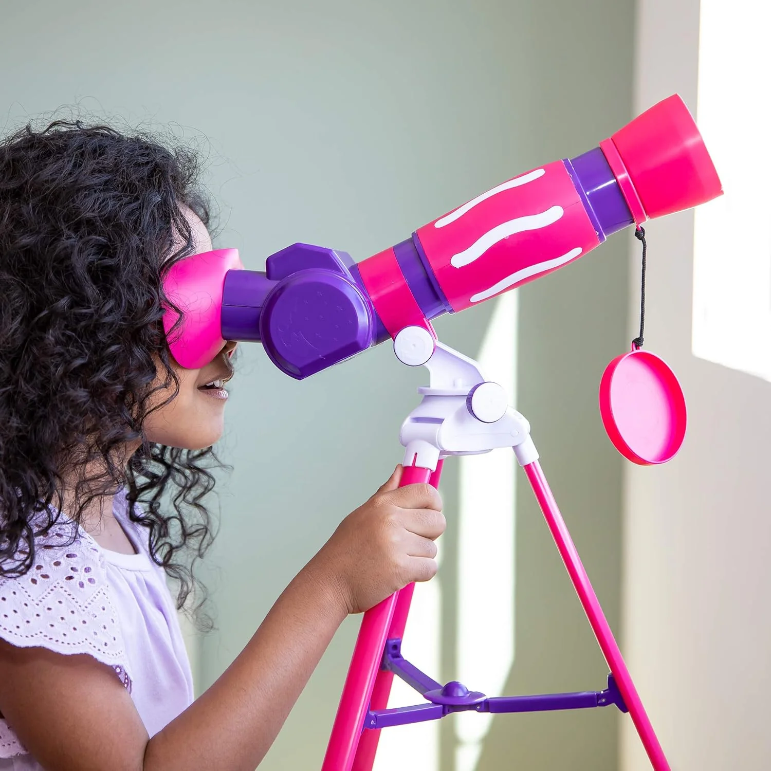 Educational Insights GeoSafari® Jr. My First Telescope (Pink) - Image 3