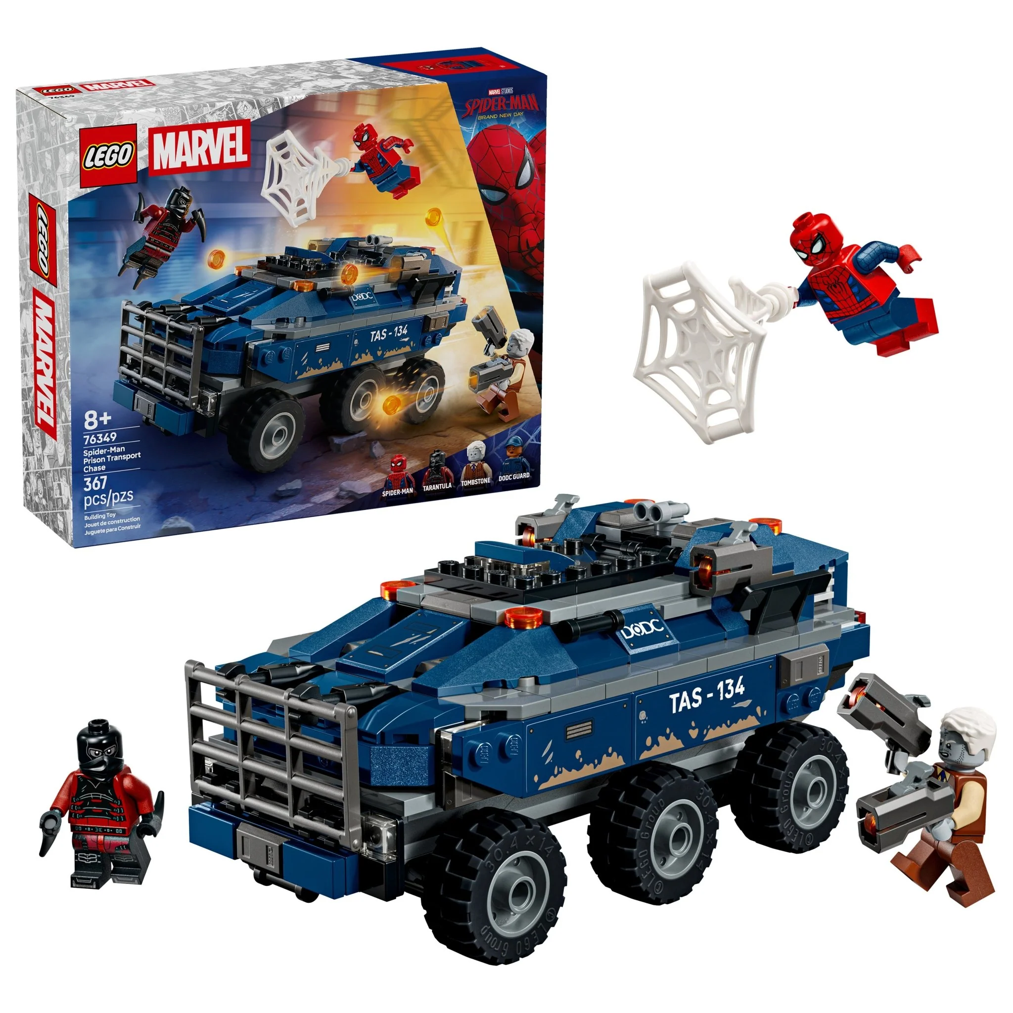 LEGO® Marvel Spider-Man Prison Transport Chase 76349