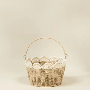 Coco Village Scallop Edge Basket – Medium
