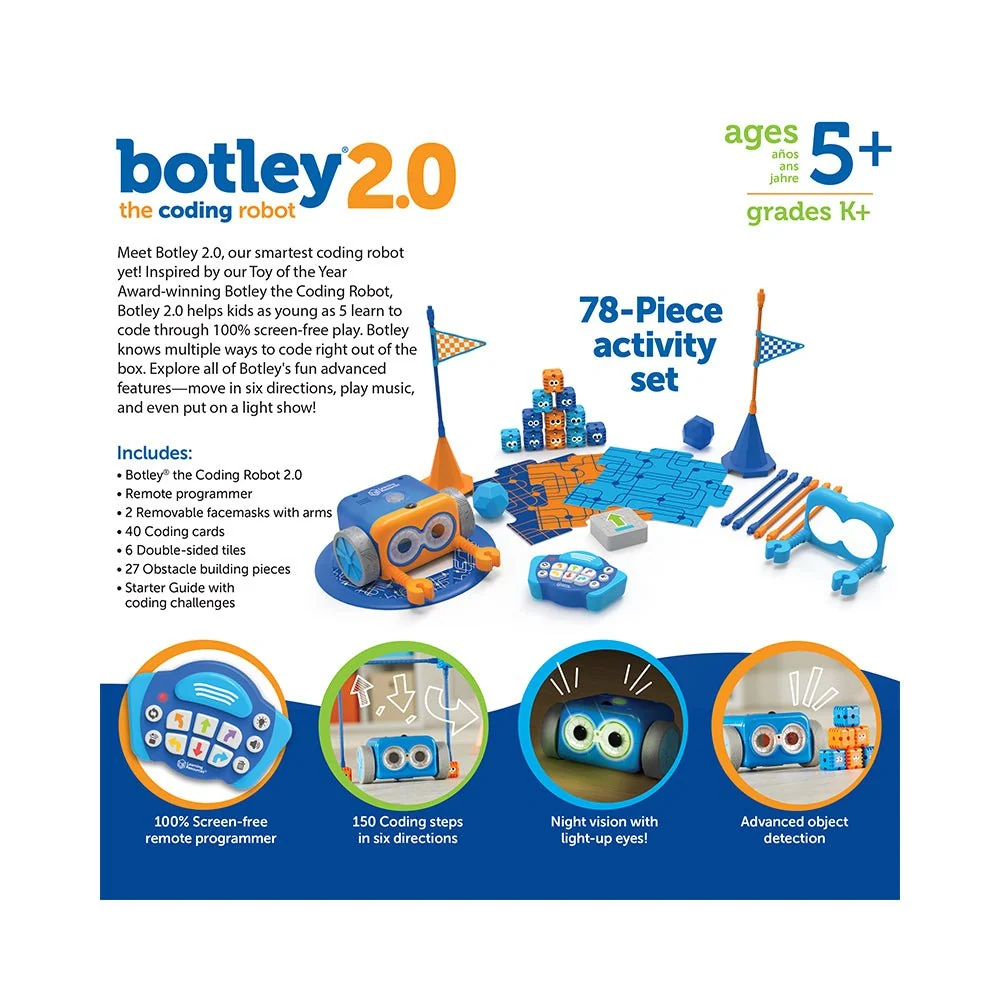 Learning Resources® Botley® 2.0 Coding Robot Activity Set - Image 6