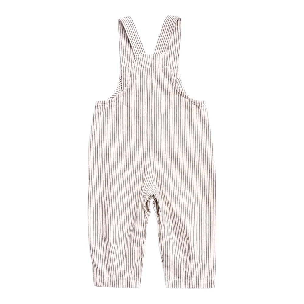 Ms.Rachel Signature Overall - Grey Stripe / 2-3y - Image 2