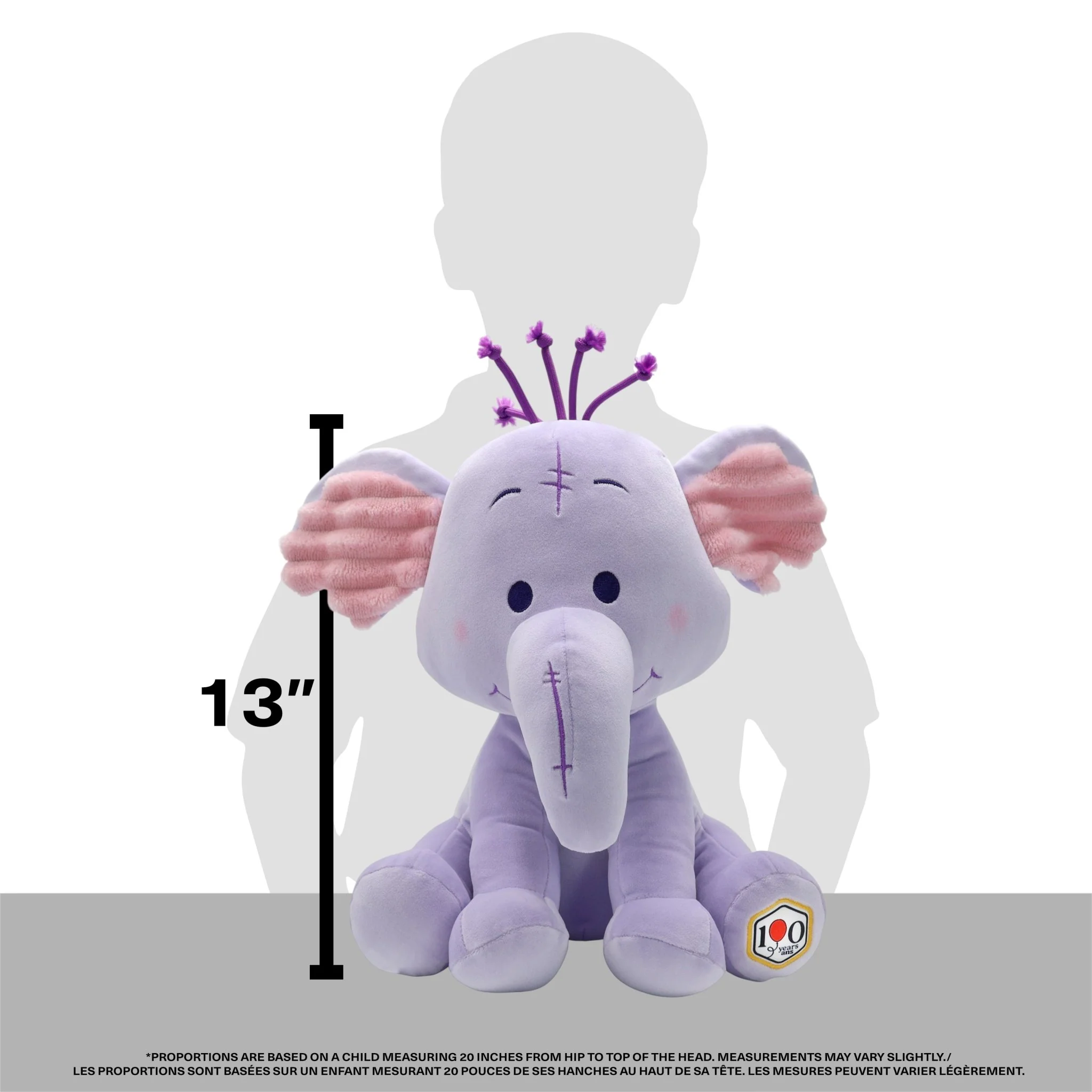 Disney Winnie The Pooh 100th Anniversary Plush Heffalump - Image 2