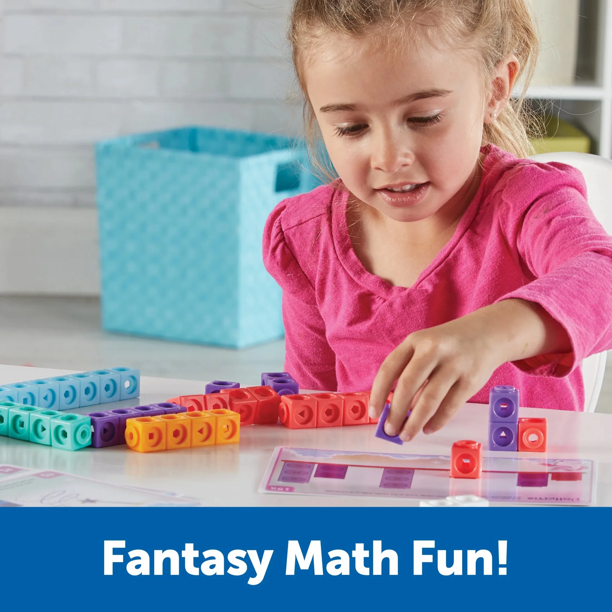 Learning Resources MathLink® Cube Activity Set - Fantasticals - Image 3