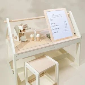 Coco Village Multifunction Wooden Art&Sensory Table W/ Stools
